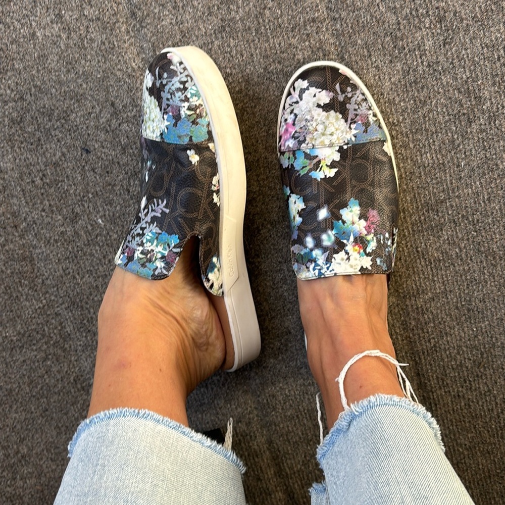 Calvin Klein Irine Fashion Mule Sneaker sz 7
